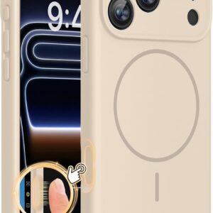 elago for iPhone 17 Case, Premium Magnetic Silicone Case, Compatible with MagSafe, Liquid Silicone Material, Protective Cover, Shockproof, Slim Phone, 6.3 inch (Mint)