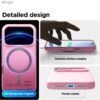 61DqCywG24L._AC_SL1500_ elago for iPhone 17 Pro Max Case, Premium Magnetic Silicone Case, Compatible with MagSafe, Liquid Silicone Material, Protective Cover, Shockproof, Slim Phone, 6.9 inch (Hot Pink)