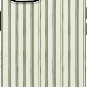 iPhone 15 Case | Linen Stripe | The Boyfriend Collection | Bold Protective Design | Compatible with MagSafe
