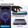 61EqgWAhsL._AC_SL1500_ elago for iPhone Air Case, Premium Magnetic Silicone Case, Compatible with MagSafe, Liquid Silicone Material, Protective Cover, Shockproof, Slim Phone, 6.5 inch (Deep Purple)