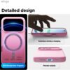 61EyU8oRnEL._AC_SL1500_ elago for iPhone 17 Pro Case, Premium Magnetic Silicone Case, Compatible with MagSafe, Liquid Silicone Material, Protective Cover, Shockproof, Slim Phone, 6.3 inch (Hot Pink)