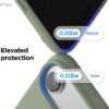 elago for iPhone Air Case, Premium Magnetic Silicone Case, Compatible with MagSafe, Liquid Silicone Material, Protective Cover, Shockproof, Slim Phone, 6.5 inch (Khaki Green)