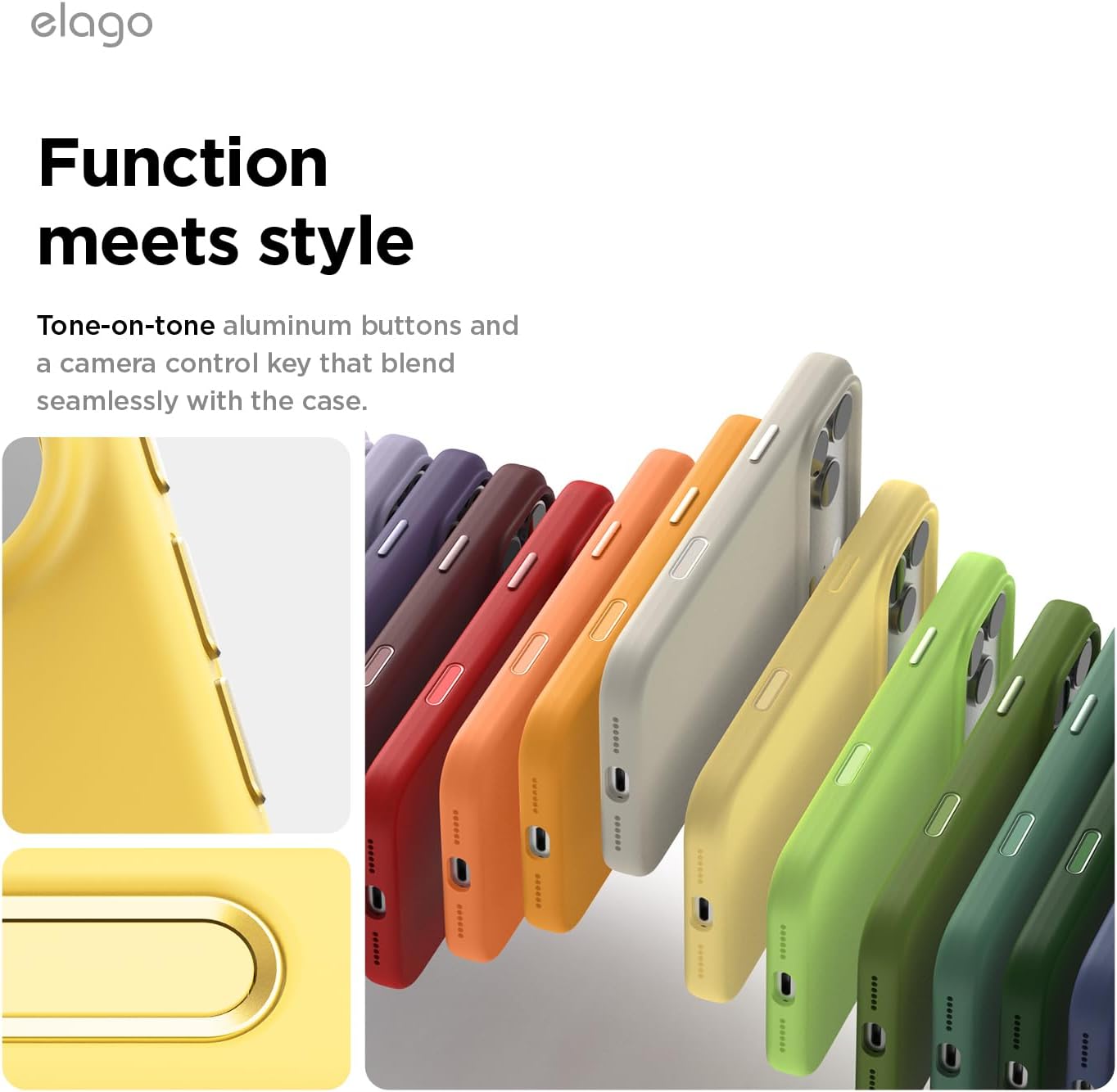 elago for iPhone 17 Pro Max Case, Premium Magnetic Silicone Case, Compatible with MagSafe, Liquid Silicone Material, Protective Cover, Shockproof, Slim Phone, 6.9 inch (Yellow)