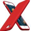 61H55M6XamL._AC_SL1500_ Miracase Ultra Slim Designed for iPhone SE Case 2022(3rd Gen)/iPhone SE 2020 Case(2nd Gen)/iPhone 7 Case/iPhone 8 Case with Screen Protector, Multi-Color Silicone Shockproof Phone Case(Glossy Red)