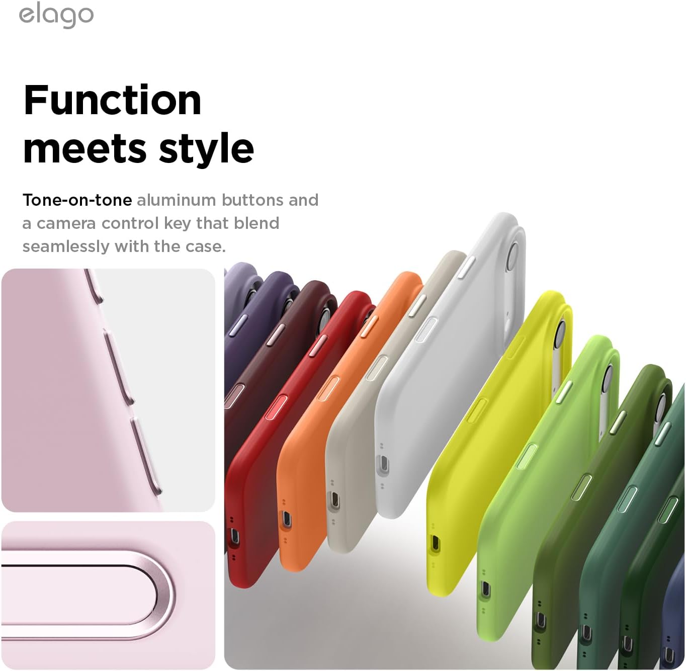 61H60cn5BVL._AC_SL1500_ elago for iPhone Air Case, Premium Magnetic Silicone Case, Compatible with MagSafe, Liquid Silicone Material, Protective Cover, Shockproof, Slim Phone, 6.5 inch (Light Lilac)