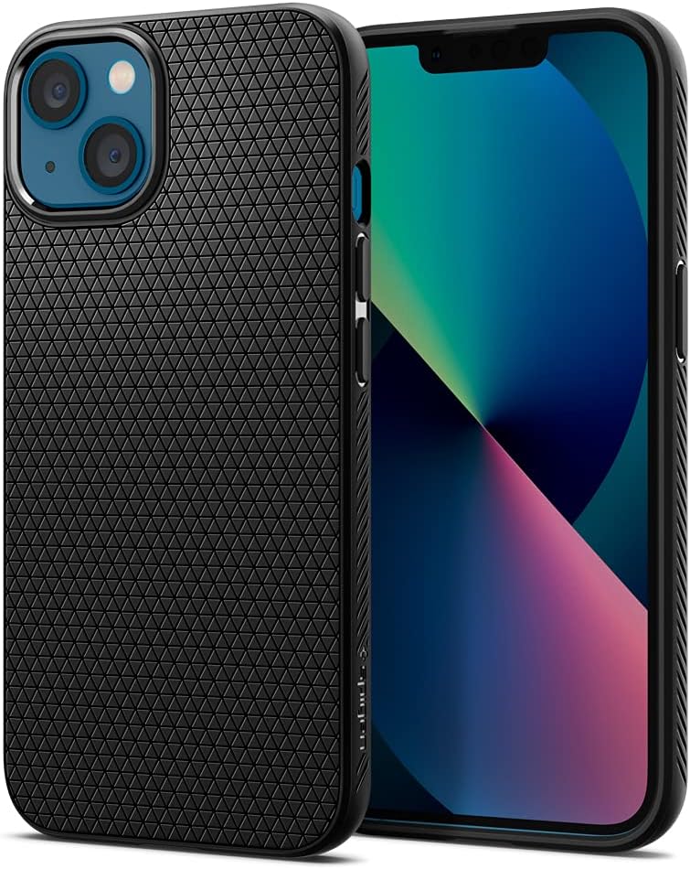 61Ht44DUDcL._AC_SL1000_ Spigen Liquid Air Designed for iPhone 13 Case (2021) - Matte Black