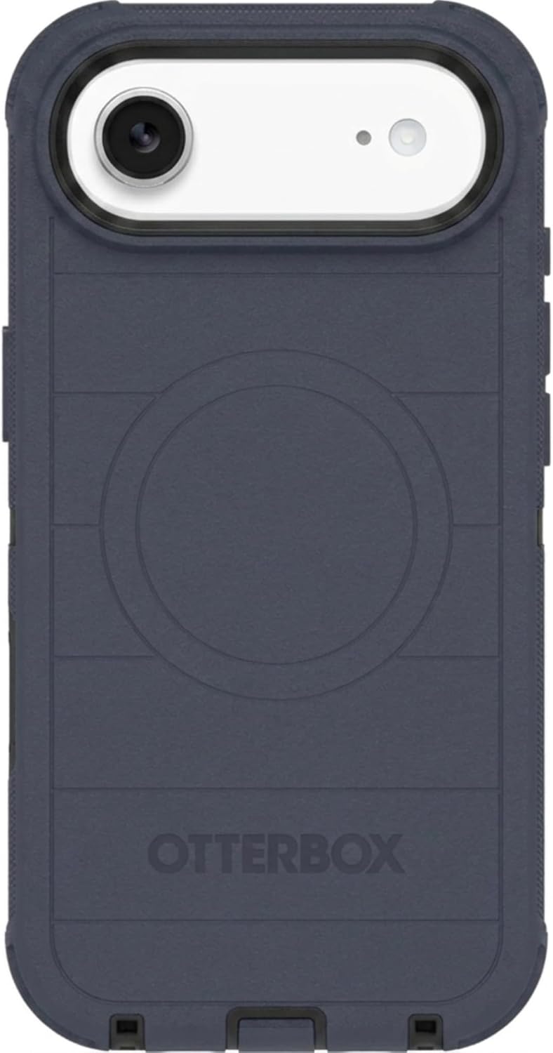 61HwuB4zvyL._AC_SL1500_ OtterBox iPhone Air (Only) - Defender Series Case - Vintage Indigo Dream (Blue & Black) - Snaps on MagSafe - Tough - Rugged & Durable - Multi-Layer - Impact Absorbing iPhone Case
