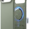 elago for iPhone Air Case, Premium Magnetic Silicone Case, Compatible with MagSafe, Liquid Silicone Material, Protective Cover, Shockproof, Slim Phone, 6.5 inch (Khaki Green)