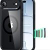 61INdTjwPPL._AC_SL1500_ ESR for iPhone Air Case, Camera Control Cover, Compatible with MagSafe, Shockproof Military-Grade Protection, Magnetic Phone Case for iPhone Air, Classic Hybrid Case, Clear Black