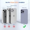 Miracase Designed for iPhone 14 Pro Case, [Upgraded Camera Protection], Shockproof Liquid Silicone Rubber Phone Case Cover for 14 Pro 6.1 inch, Lavender Gray