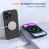 Miracase Designed for iPhone 14 Pro Case, Compatible with Magsafe, Shockproof Liquid Silicone Rubber Phone Case Cover for 14 Pro 6.1 inch, Black Magnetic