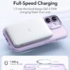 61IrKkB28aL._AC_SL1500_ ESR for iPhone 17 Case, Camera Control Cover, Compatible with MagSafe, Shockproof Military-Grade Protection, Magnetic Phone Case for iPhone 17, Classic Hybrid Case, Frosted Light Purple