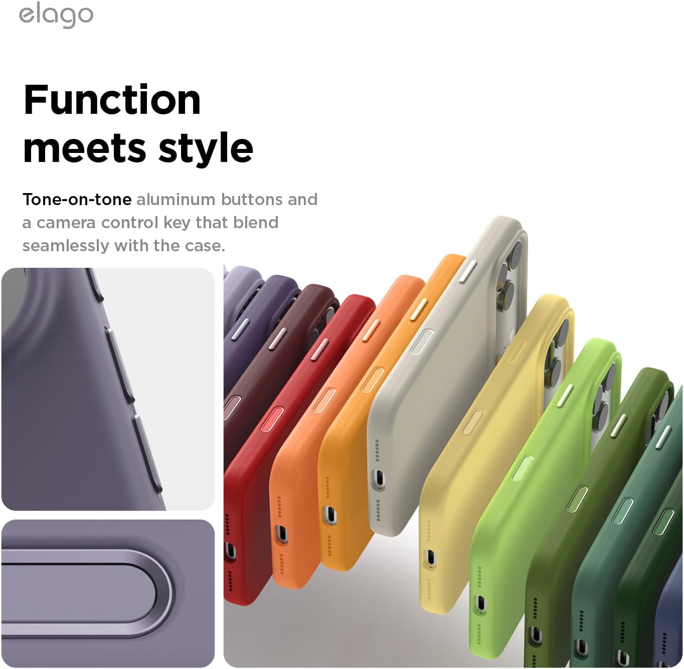 61J4m5ucINL._AC_SL1500_ elago for iPhone 17 Pro Max Case, Premium Magnetic Silicone Case, Compatible with MagSafe, Liquid Silicone Material, Protective Cover, Shockproof, Slim Phone, 6.9 inch (Deep Lavender)