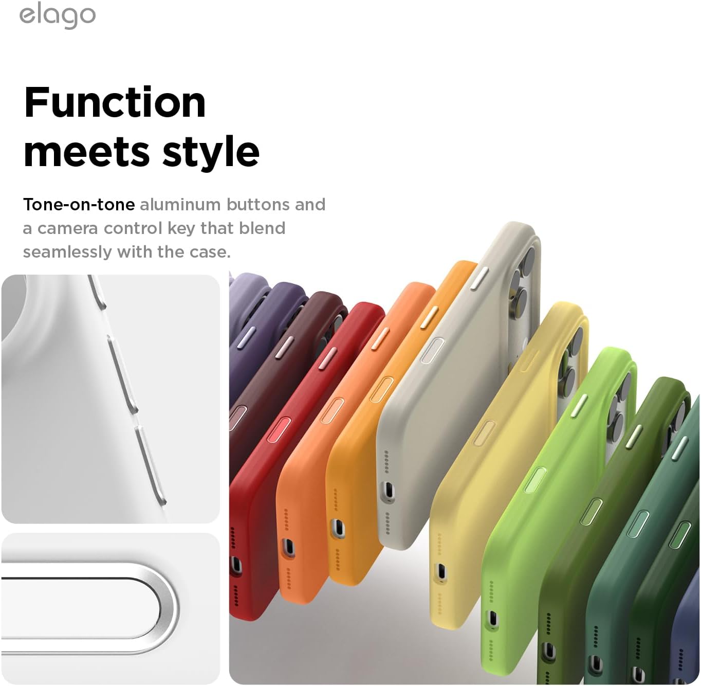 61Jkv8I4ZjL._AC_SL1500_ elago for iPhone 17 Pro Max Case, Premium Magnetic Silicone Case, Compatible with MagSafe, Liquid Silicone Material, Protective Cover, Shockproof, Slim Phone, 6.9 inch (White)
