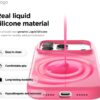 61JmgnE0CsL._AC_SL1500_ elago for iPhone 17 Pro Case, Premium Magnetic Silicone Case, Compatible with MagSafe, Liquid Silicone Material, Protective Cover, Shockproof, Slim Phone, 6.3 inch (Ice Red)