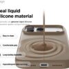 elago for iPhone 17 Pro Max Case, Premium Magnetic Silicone Case, Compatible with MagSafe, Liquid Silicone Material, Protective Cover, Shockproof, Slim Phone, 6.9 inch (Brown)