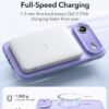 ESR for iPhone Air Case, Camera Control Cover, Compatible with MagSafe, Shockproof Military-Grade Protection, Magnetic Phone Case for iPhone Air, Classic Hybrid Case, Frosted Purple