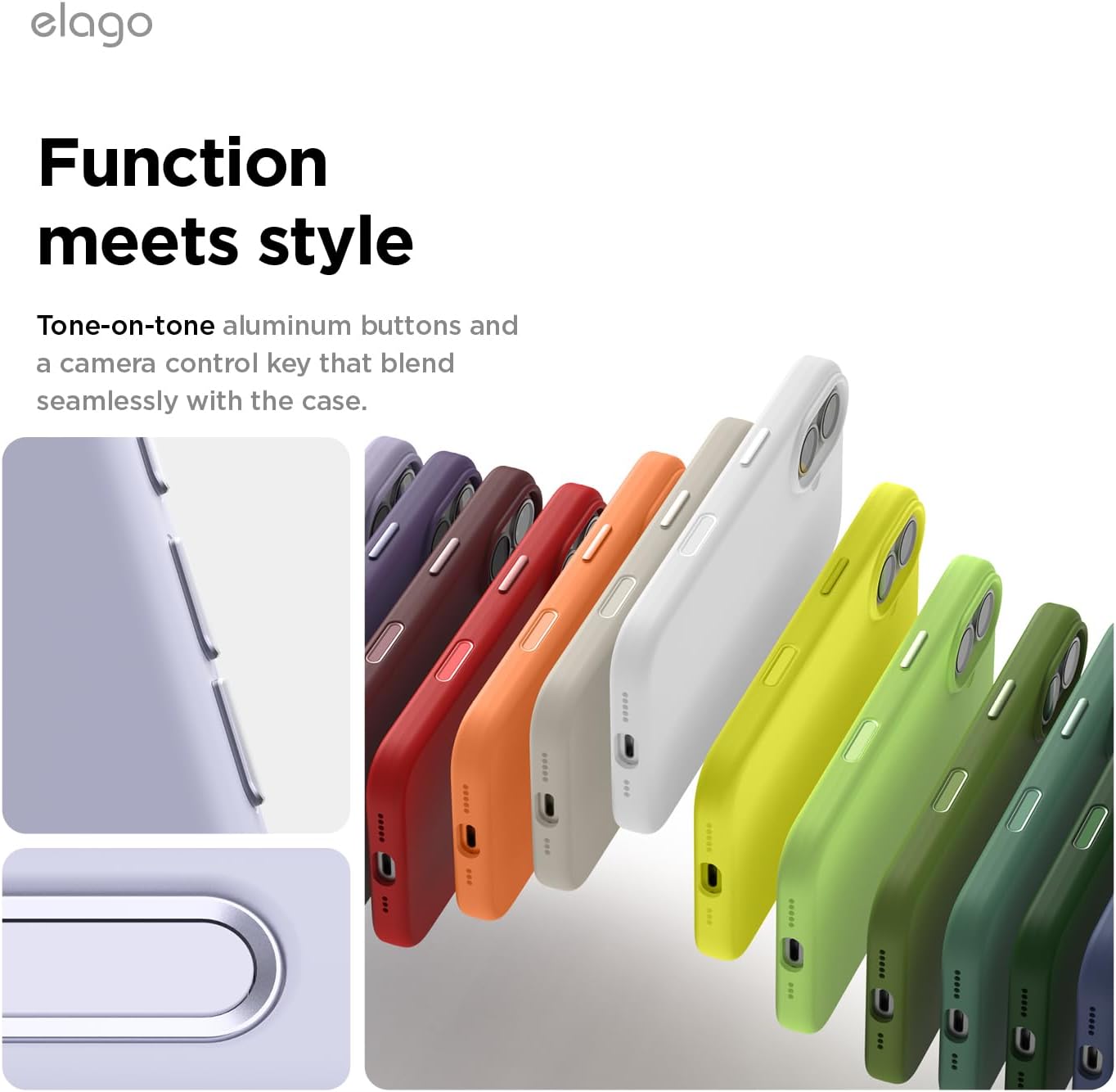 elago for iPhone 17 Case, Premium Magnetic Silicone Case, Compatible with MagSafe, Liquid Silicone Material, Protective Cover, Shockproof, Slim Phone, 6.3 inch (Purple)
