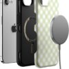 Casely iPhone 16e Case | Mint Lattice | Sunday Best | Bold Protective Design | Compatible with MagSafe