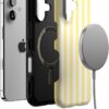 61Kylqzb4L._AC_SL1500_ Casely iPhone 17 Case | Butter Yellow Stripes | Sunday Best | Bold Protective Design | Compatible with MagSafe