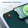 61LAhXBxkxL._AC_SL1500_ Miracase Compatible with iPhone 12 Case and iPhone 12 Pro Case, Liquid Silicone Gel Rubber Full Body Protection Shockproof Drop Protection Phone Case for iPhone 12/12 Pro 6.1 inch, Teal