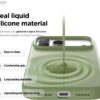 61LCxUD5szL._AC_SL1500_ elago for iPhone 17 Pro Max Case, Premium Magnetic Silicone Case, Compatible with MagSafe, Liquid Silicone Material, Protective Cover, Shockproof, Slim Phone, 6.9 inch (Cedar Green)