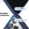 elago for iPhone 17 Pro Case, Premium Magnetic Silicone Case, Compatible with MagSafe, Liquid Silicone Material, Protective Cover, Shockproof, Slim Phone, 6.3 inch (Jean Indigo)