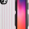 61Lkhvc9IrL._AC_SL1500_ Casely iPhone 13 Pro Case | Sunday Best | Pink Stripes | Bold Protective Design | Compatible with MagSafe