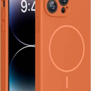elago for iPhone 17 Pro Case, Premium Magnetic Silicone Case, Compatible with MagSafe, Liquid Silicone Material, Protective Cover, Shockproof, Slim Phone, 6.3 inch (Midnight Green)
