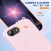 Miracase Magnetic for iPhone 17e Case & iPhone 16e Case, [Soft Anti-Scratch Microfiber Lining], Compatible with MagSafe, Silicone Shockproof Protection Phone Case for iPhone 17e/16e, Sand Pink