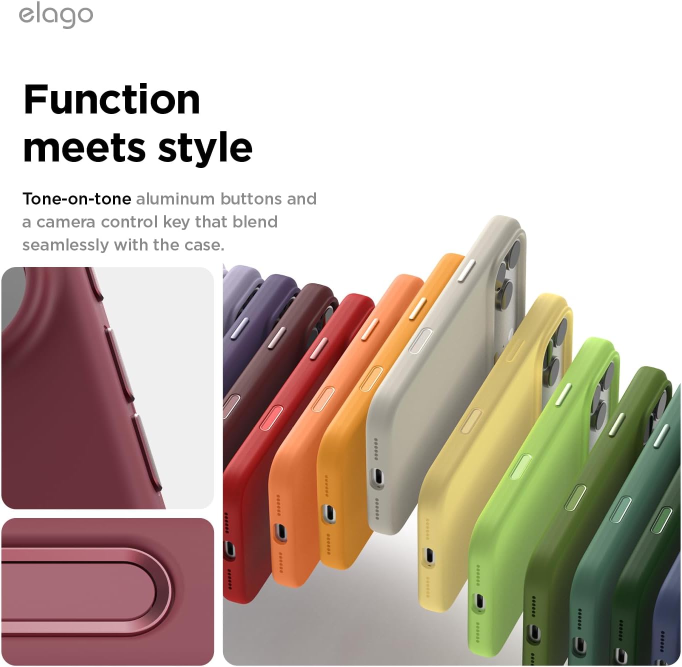 61MVedPLh3L._AC_SL1500_ elago for iPhone 17 Pro Max Case, Premium Magnetic Silicone Case, Compatible with MagSafe, Liquid Silicone Material, Protective Cover, Shockproof, Slim Phone, 6.9 inch (Burgundy)