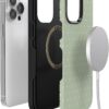 61MnTjbbF1L._AC_SL1500_ Casely iPhone 14 Pro Case | On the Dot | Green Polka Dot | Bold Protective Design | Compatible with MagSafe