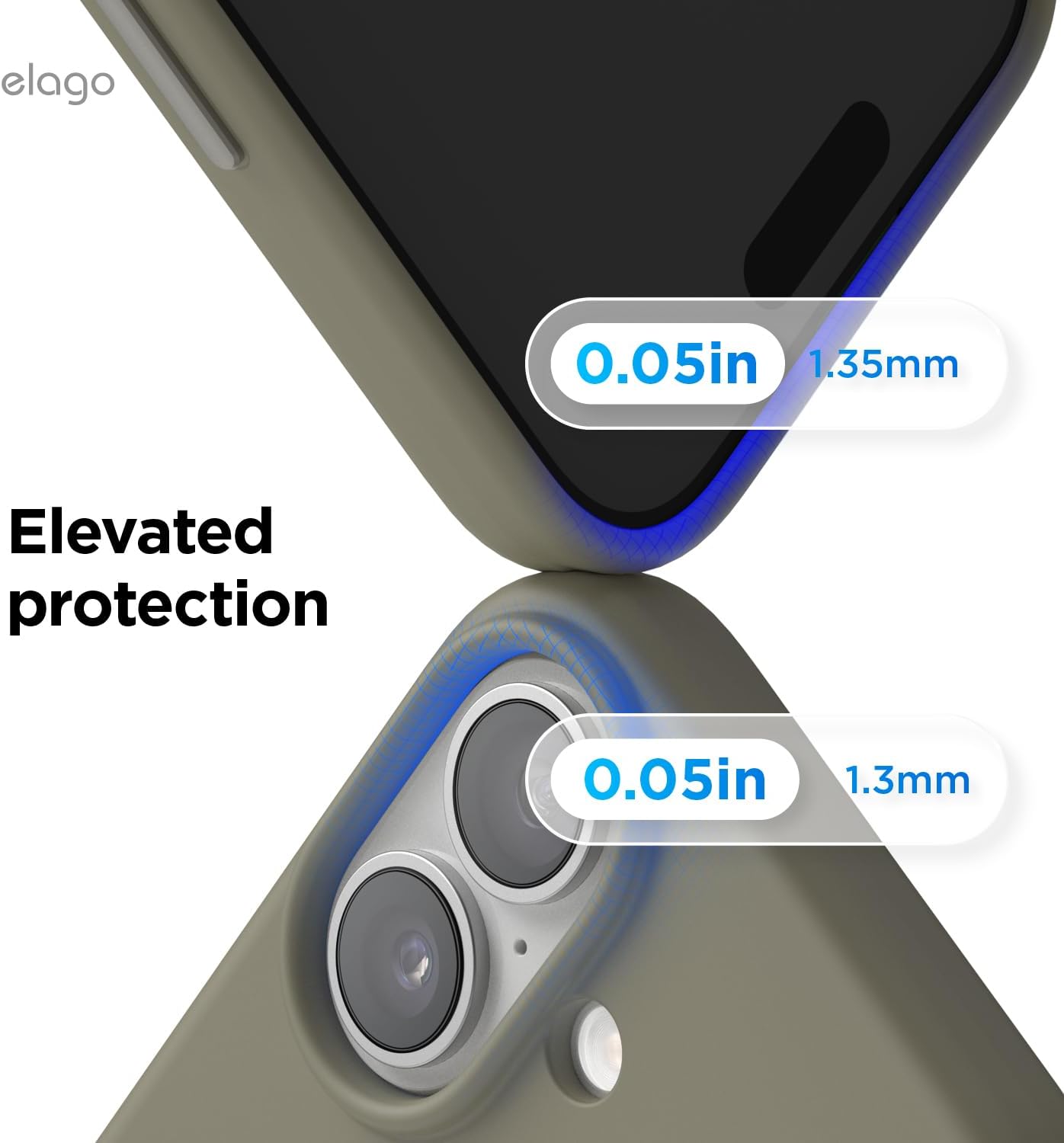 61NFHh98YCL._AC_SL1500_ elago for iPhone 17 Case, Premium Magnetic Silicone Case, Compatible with MagSafe, Liquid Silicone Material, Protective Cover, Shockproof, Slim Phone, 6.3 inch (Medium Grey)