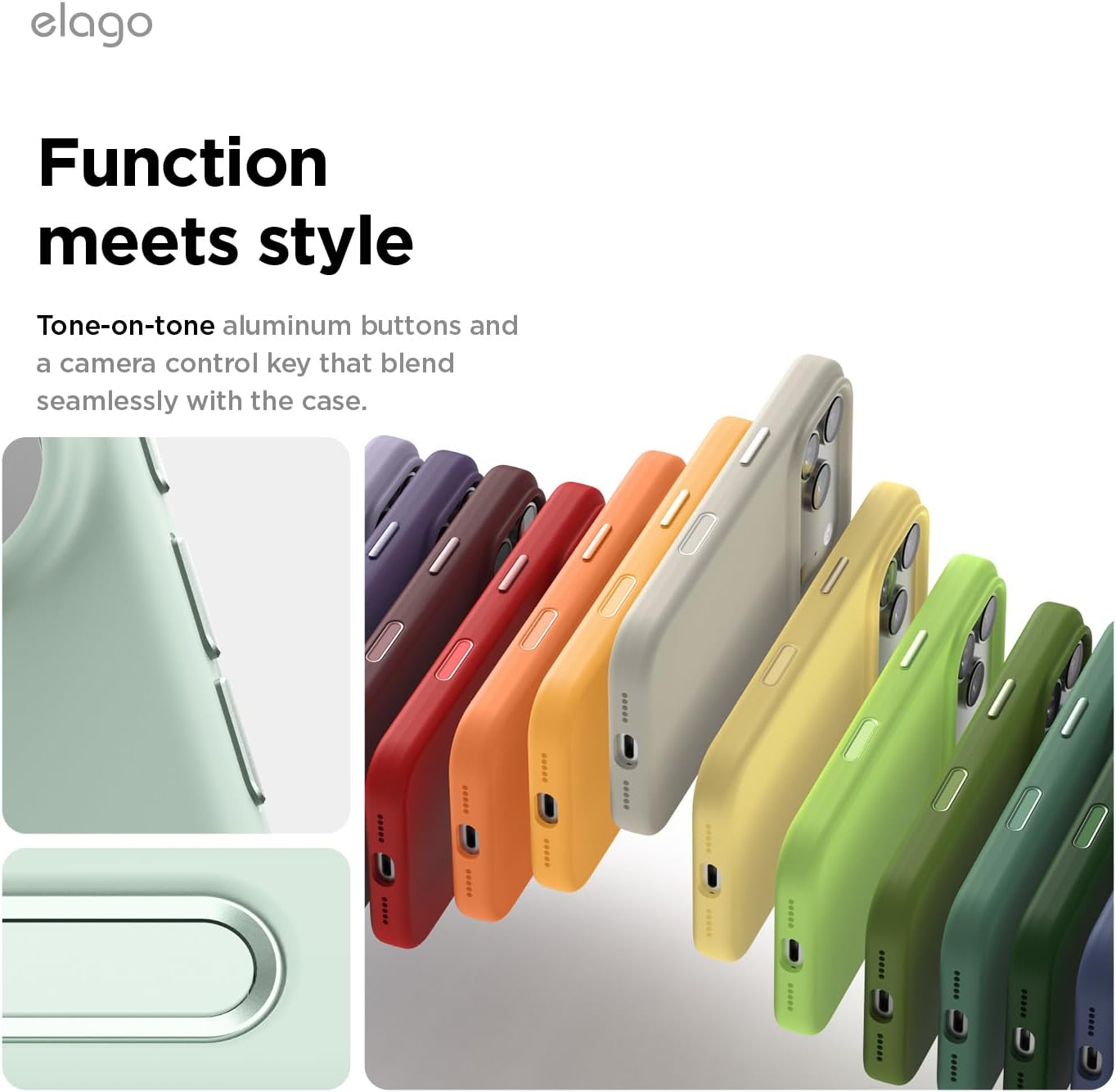61NKPjgIzL._AC_SL1500_ elago for iPhone 17 Pro Case, Premium Magnetic Silicone Case, Compatible with MagSafe, Liquid Silicone Material, Protective Cover, Shockproof, Slim Phone, 6.3 inch (Mint)