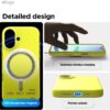 elago for iPhone 17 Case, Premium Magnetic Silicone Case, Compatible with MagSafe, Liquid Silicone Material, Protective Cover, Shockproof, Slim Phone, 6.3 inch (Neon Yellow)