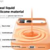 elago for iPhone 17 Pro Max Case, Premium Magnetic Silicone Case, Compatible with MagSafe, Liquid Silicone Material, Protective Cover, Shockproof, Slim Phone, 6.9 inch (Orange)