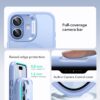 61O2Htrq7KL._AC_SL1500_ ESR for iPhone 17 Case, Camera Control Cover, Compatible with MagSafe, Shockproof Military-Grade Protection, Magnetic Phone Case for iPhone 17, Classic Hybrid Case, Frosted Light Blue