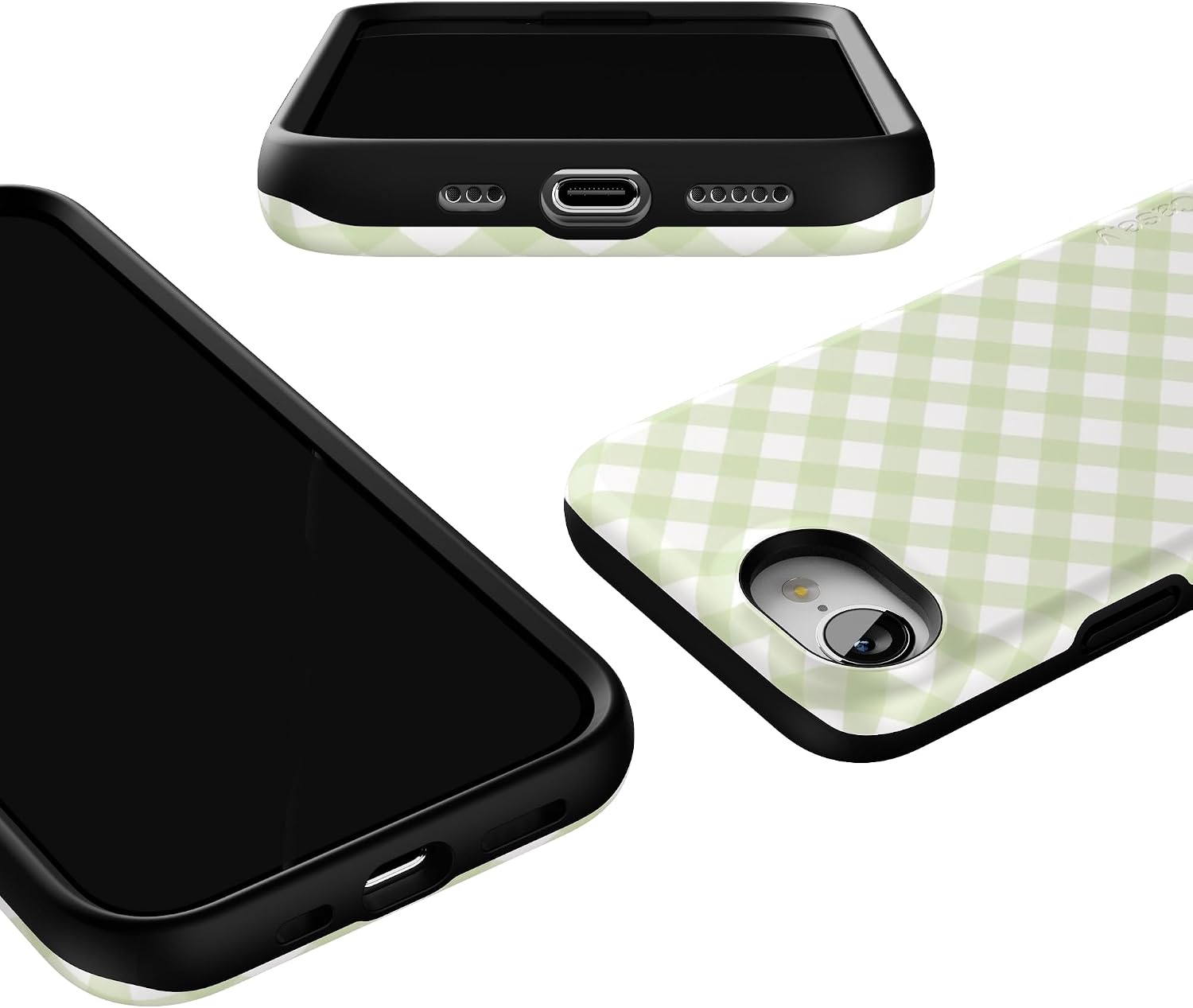 Casely iPhone 16e Case | Mint Lattice | Sunday Best | Bold Protective Design | Compatible with MagSafe