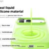 elago for iPhone 17 Pro Max Case, Premium Magnetic Silicone Case, Compatible with MagSafe, Liquid Silicone Material, Protective Cover, Shockproof, Slim Phone, 6.9 inch (Lime Green)