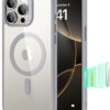61OeTMvU4kL._AC_SL1500_ ESR for iPhone 16 Pro Case, Camera Control Cover, Compatible with MagSafe, Shockproof Military-Grade Protection, Magnetic Phone Case for iPhone 16 Pro, Classic Hybrid Case, Clear Grey