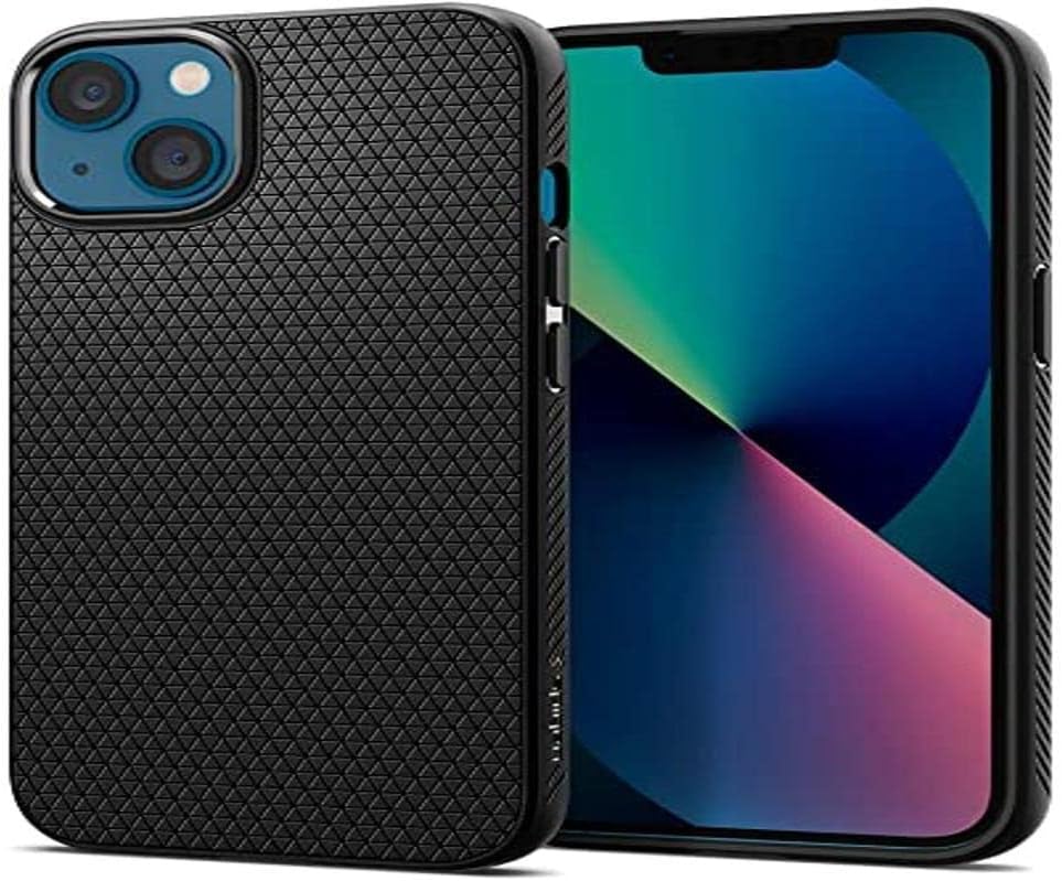 61OqnUqgAbL._AC_SL1200_ Spigen Liquid Air Designed for iPhone 13 Mini Case (2021) - Matte Black