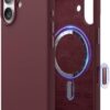 61Ozv3un3WL._AC_SL1500_ elago for iPhone 17 Case, Premium Magnetic Silicone Case, Compatible with MagSafe, Liquid Silicone Material, Protective Cover, Shockproof, Slim Phone, 6.3 inch (Burgundy)