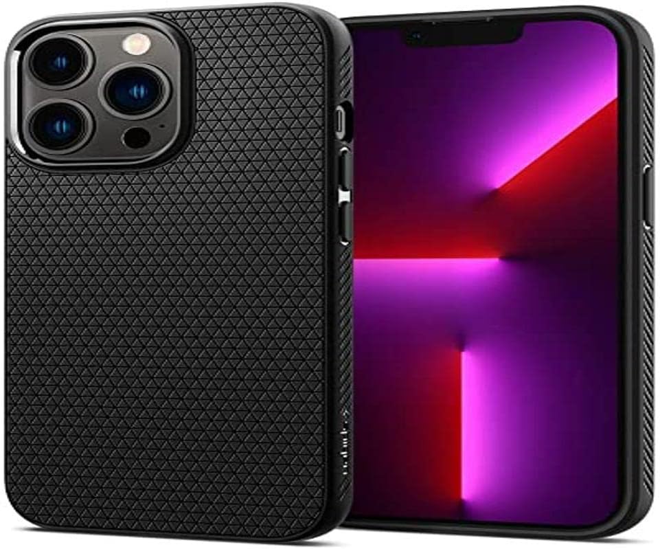 61P9TWBDEYL._AC_SL1200_ Spigen Liquid Air Designed for iPhone 13 Pro Case (2021) - Matte Black