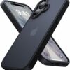Eastinbox for iPhone 17 Case [16FT Military Grade Shockproof], Anti-Slip Anti-Scratch, Slim Translucent Frosted Matte Phone Cover, Case for i Phone17 6.3", Black