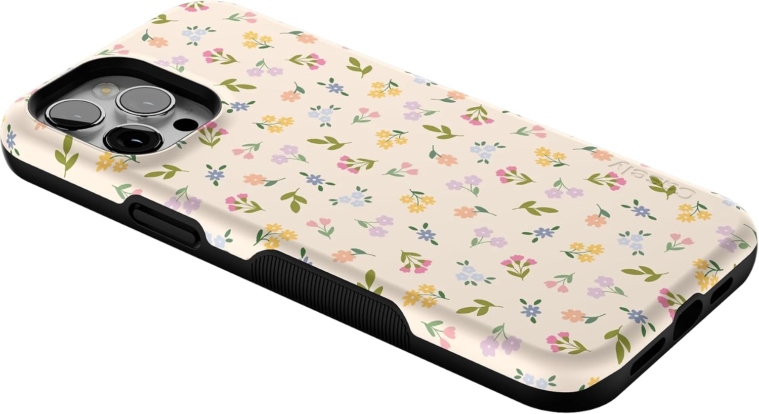 61PXiiOR7nL._AC_SL1500_ Casely iPhone 12 Pro Max Case | Ditsy Floral | Tiny Flowers | Bold Protective Design | Compatible with MagSafe