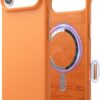 61PiZ7VlCjL._AC_SL1500_ elago for iPhone Air Case, Premium Magnetic Silicone Case, Compatible with MagSafe, Liquid Silicone Material, Protective Cover, Shockproof, Slim Phone, 6.5 inch (Orange)