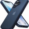 Eastinbox for iPhone 17 Case [16FT Military Grade Shockproof], Anti-Slip Anti-Scratch, Slim Translucent Frosted Matte Phone Cover, Case for i Phone17 6.3", Blue
