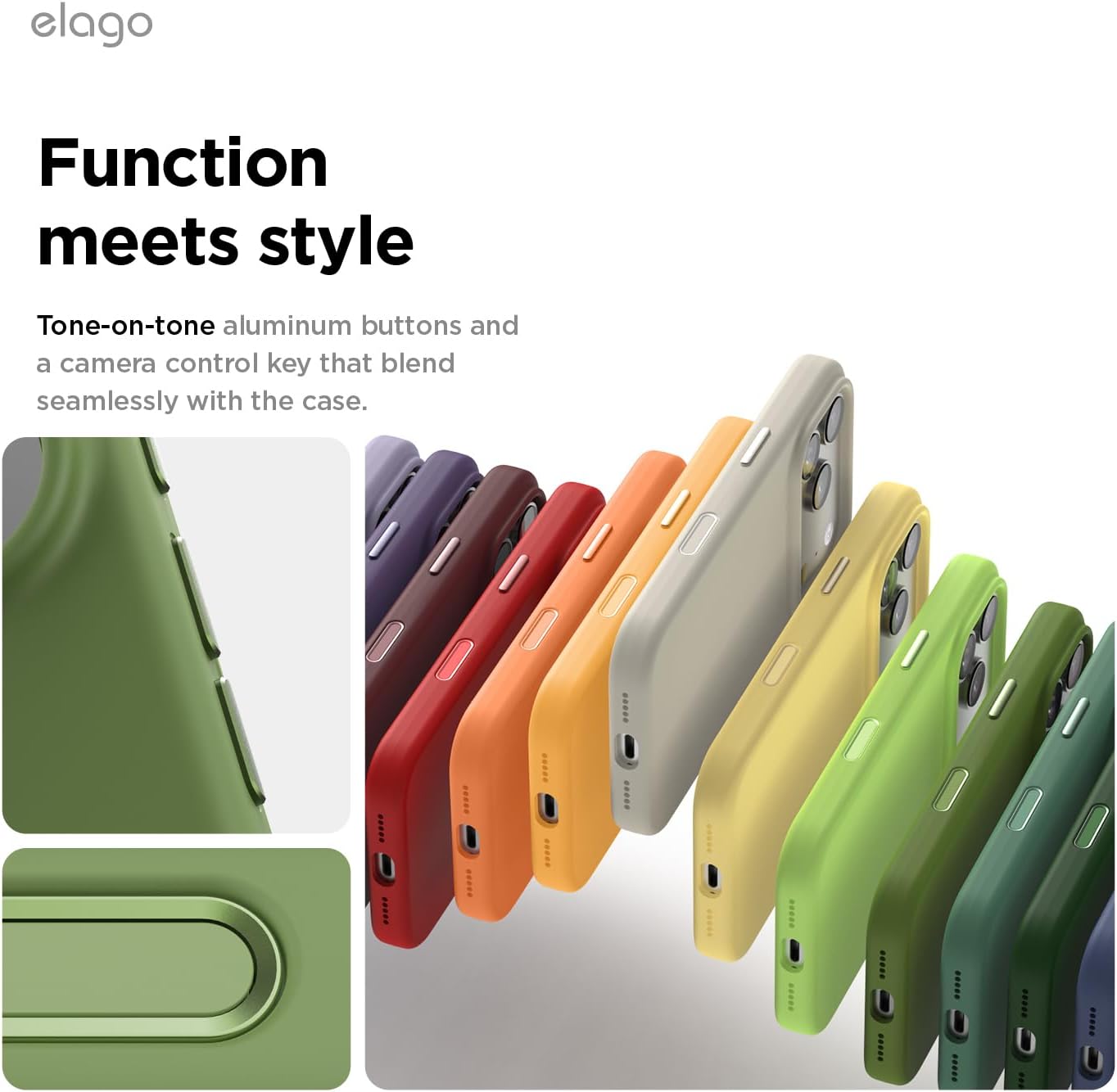 61Q3bCGQkmL._AC_SL1500_ elago for iPhone 17 Pro Case, Premium Magnetic Silicone Case, Compatible with MagSafe, Liquid Silicone Material, Protective Cover, Shockproof, Slim Phone, 6.3 inch (Cedar Green)