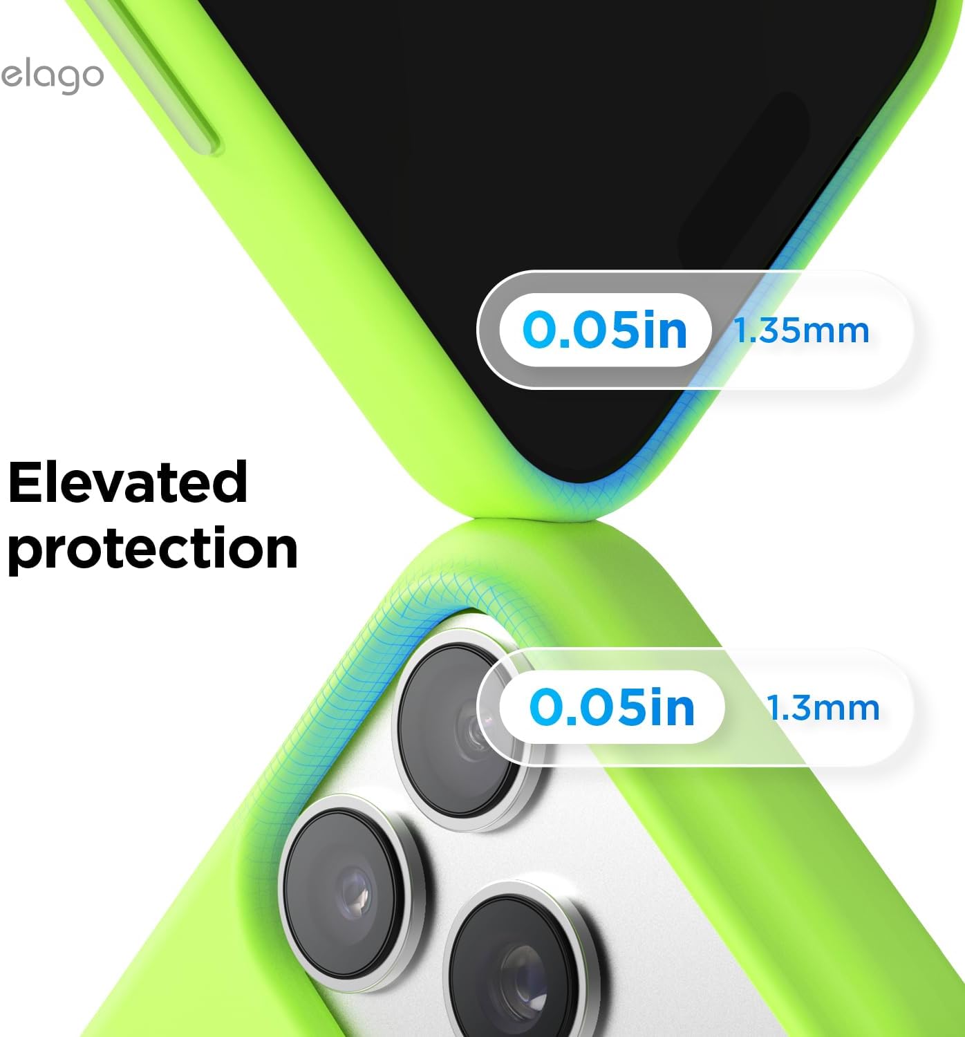 61QN4ww4CsL._AC_SL1500_ elago for iPhone 17 Pro Case, Premium Magnetic Silicone Case, Compatible with MagSafe, Liquid Silicone Material, Protective Cover, Shockproof, Slim Phone, 6.3 inch (Lime Green)