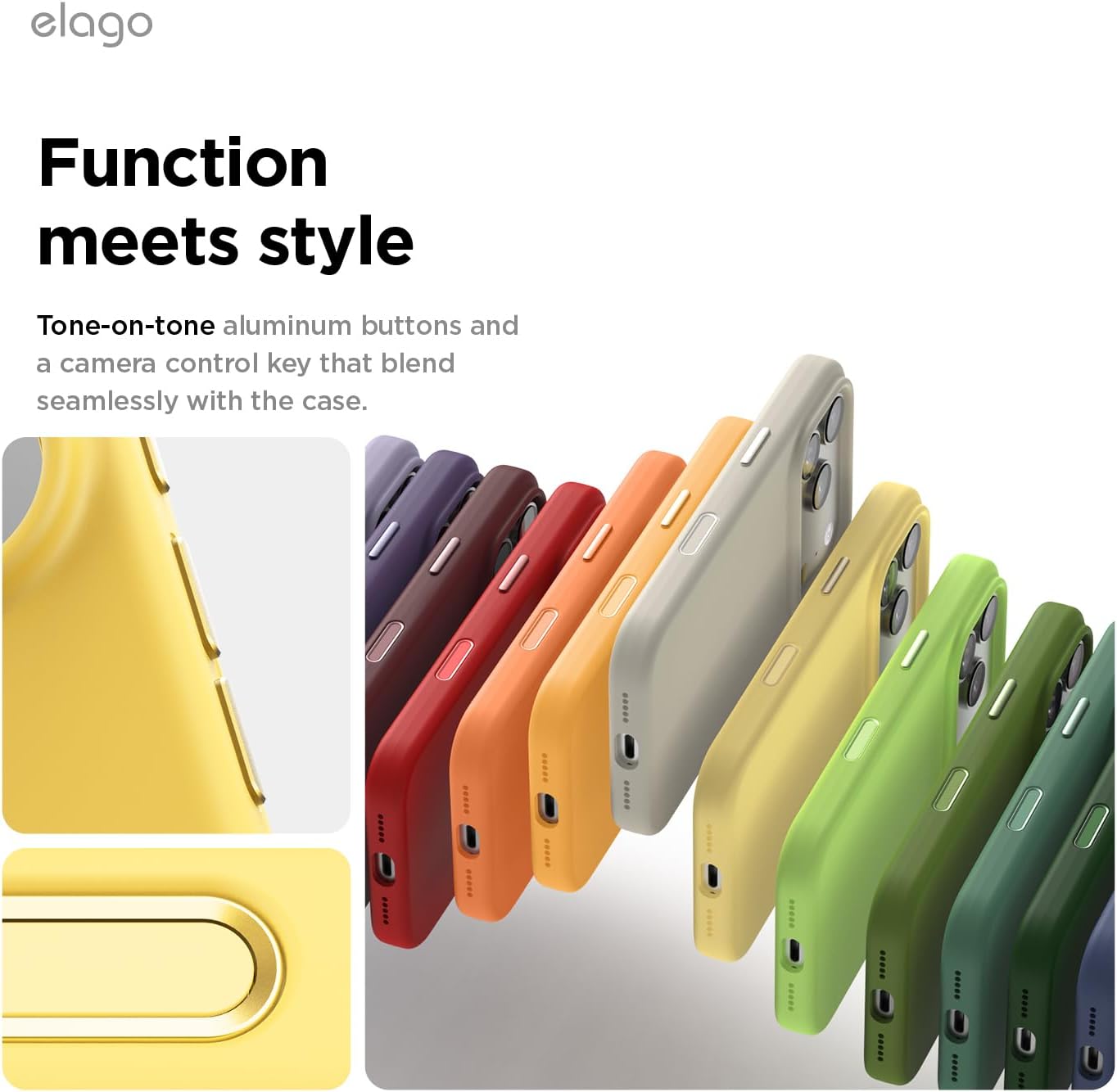 elago for iPhone 17 Pro Case, Premium Magnetic Silicone Case, Compatible with MagSafe, Liquid Silicone Material, Protective Cover, Shockproof, Slim Phone, 6.3 inch (Yellow)